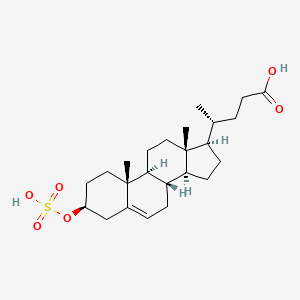 molecular formula C24H38O6S B1195466 Ohcos CAS No. 67030-47-1