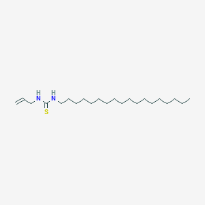 molecular formula C22H44N2S B11954663 Thiourea, N-octadecyl-N'-2-propen-1-yl- CAS No. 7460-25-5