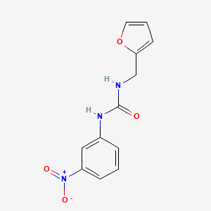 molecular formula C12H11N3O4 B11954667 1-(Furan-2-ylmethyl)-3-(3-nitrophenyl)urea CAS No. 6297-92-3