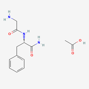 molecular formula C13H19N3O4 B11954712 H-Gly-Phe-NH2.Acetate 