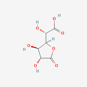 molecular formula C6H8O7 B1195473 D-Glucaro-1,4-lactone CAS No. 389-36-6