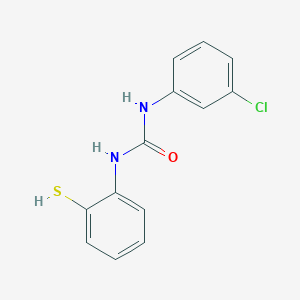 molecular formula C13H11ClN2OS B11954735 N-(3-Chlorophenyl)-N'-(2-mercaptophenyl)urea CAS No. 853318-51-1
