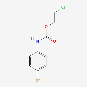 molecular formula C9H9BrClNO2 B11954747 2-chloroethyl N-(4-bromophenyl)carbamate CAS No. 25203-37-6