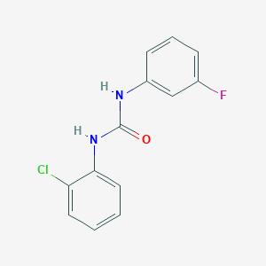 molecular formula C13H10ClFN2O B11954793 1-(2-Chlorophenyl)-3-(3-fluorophenyl)urea CAS No. 13208-20-3