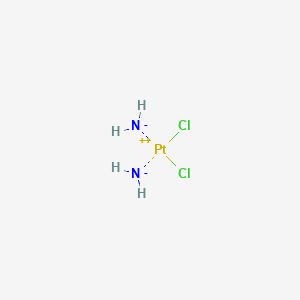 molecular formula Cl2H6N2Pt B1195480 Cisplatin CAS No. 26035-31-4