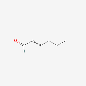 molecular formula C6H10O B1195481 Hexenal CAS No. 1335-39-3