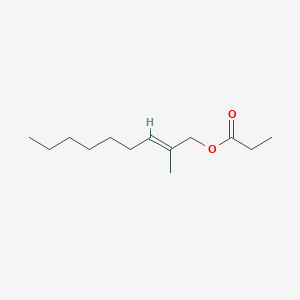 molecular formula C13H24O2 B11954836 (2E)-2-methyl-2-nonenyl propionate CAS No. 59916-27-7