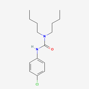 molecular formula C15H23ClN2O B11954878 3-(4-Chlorophenyl)-1,1-dibutylurea CAS No. 43013-78-1