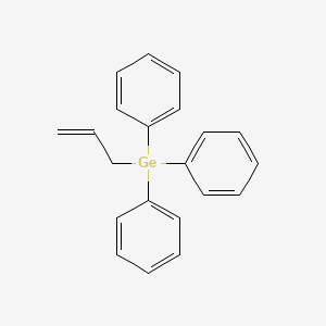 molecular formula C21H20Ge B11954884 Germane, triphenyl-2-propenyl- CAS No. 18689-08-2