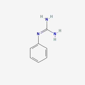 molecular formula C7H9N3 B1195490 1-Phenylguanidine CAS No. 2002-16-6