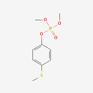Dimethyl P-(methylthio)phenyl phosphate