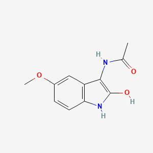 N-(2-hydroxy-5-methoxy-1H-indol-3-yl)acetamide