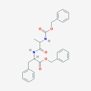 molecular formula C27H28N2O5 B11955024 Benzyl N-[(benzyloxy)carbonyl]alanylphenylalaninate CAS No. 2543-29-5