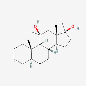 11,17-Dimethyl-5alpha-androstane-11beta,17beta-diol