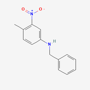 molecular formula C14H14N2O2 B11955059 N-(4-Methyl-3-nitrophenyl)benzylamine 