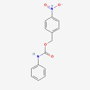 molecular formula C14H12N2O4 B11955074 4-Nitrobenzyl carbanilate CAS No. 74109-32-3
