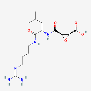 trans-Epoxysuccinyl-L-leucylamido(4-guanidino)butane