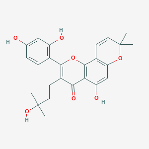 molecular formula C25H26O7 B119551 Morusinol CAS No. 62949-93-3