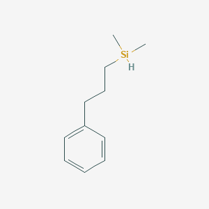 molecular formula C11H18Si B11955102 Dimethyl(3-phenylpropyl)silane CAS No. 18036-54-9