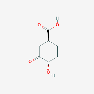 (1S,4S)-4-hydroxy-3-oxocyclohexane-1-carboxylic acid