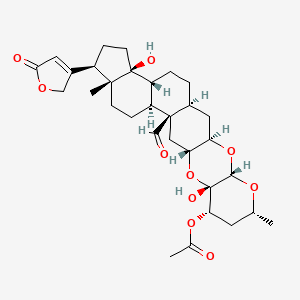 molecular formula C31H42O10 B1195515 Asclepin CAS No. 36573-63-4