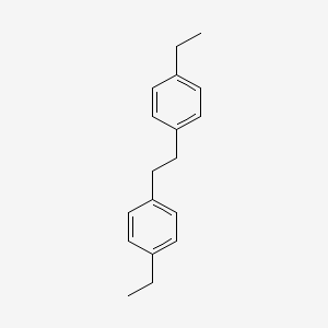 molecular formula C18H22 B11955152 1-Ethyl-4-[2-(4-ethylphenyl)ethyl]benzene CAS No. 51526-06-8