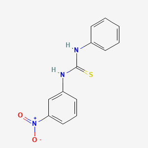molecular formula C13H11N3O2S B11955169 1-(3-Nitrophenyl)-3-phenyl-2-thiourea CAS No. 13140-66-4