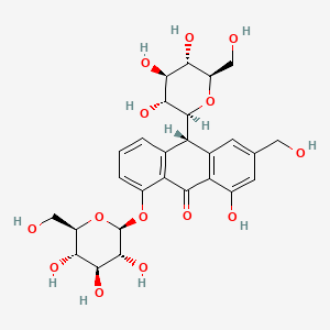 molecular formula C27H32O14 B1195520 Cascaroside A CAS No. 50814-04-5