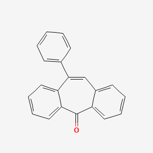 molecular formula C21H14O B11955303 10-phenyl-5H-dibenzo[a,d]cyclohepten-5-one CAS No. 14659-82-6