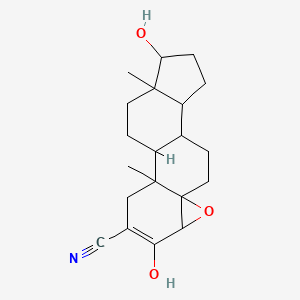molecular formula C20H27NO3 B1195531 Modrastane 