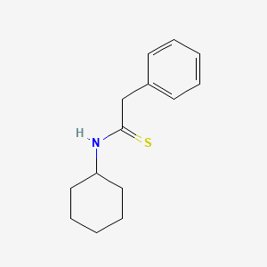 molecular formula C14H19NS B11955353 N-Cyclohexyl-2-phenylthioacetamide CAS No. 16525-35-2