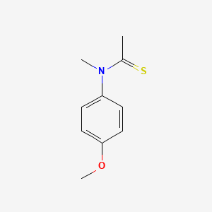 molecular formula C10H13NOS B11955447 N-(4-methoxyphenyl)-N-methylethanethioamide CAS No. 200403-56-1