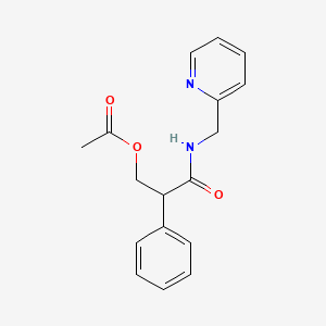 Acetyltropic acid 2-pyridylmethylamide