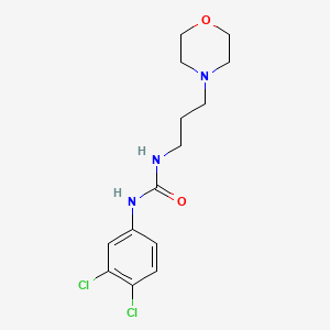 molecular formula C14H19Cl2N3O2 B11955486 1-(3,4-Dichlorophenyl)-3-(3-morpholinopropyl)urea 