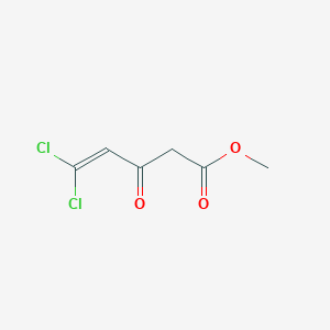 molecular formula C6H6Cl2O3 B11955545 Methyl 5,5-dichloro-3-oxo-4-pentenoate CAS No. 85839-23-2
