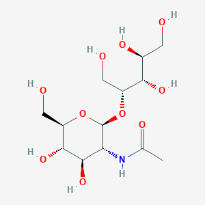 4-O-(2-acetamido-2-deoxy-beta-D-glucopyranosyl)-D-ribitol