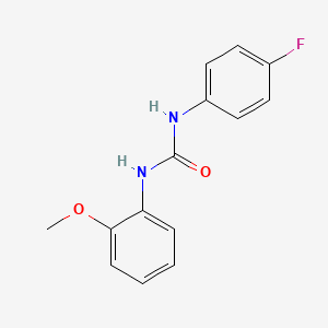 molecular formula C14H13FN2O2 B11955575 1-(4-Fluorophenyl)-3-(2-methoxyphenyl)urea 