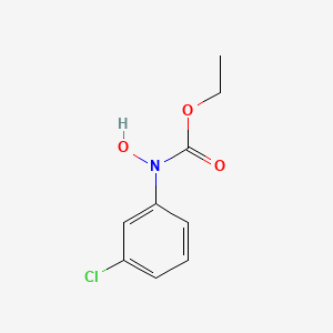 molecular formula C9H10ClNO3 B11955609 ethyl N-(3-chlorophenyl)-N-hydroxycarbamate CAS No. 28266-71-9