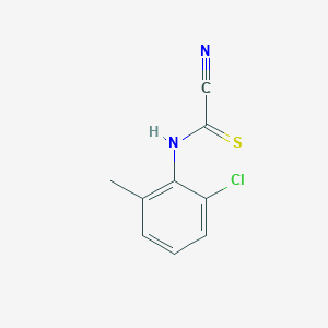 molecular formula C9H7ClN2S B11955635 N-(2-Chloro-6-methylphenyl)cyanothioformamide CAS No. 4953-72-4