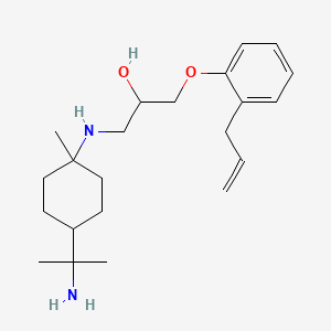 1-(2-Allylphenoxy)-3-((8-amino-p-menthane-1-yl)amino)-2-propanol