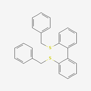 molecular formula C26H22S2 B11955662 2,2'-Bis(benzylthio)biphenyl CAS No. 35863-95-7