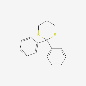 molecular formula C16H16S2 B11955712 2,2-Diphenyl-1,3-dithiane CAS No. 10359-08-7