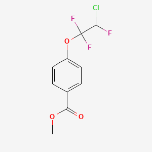 molecular formula C10H8ClF3O3 B11955727 Methyl 4-(2-chloro-1,1,2-trifluoroethoxy)benzoate CAS No. 456-66-6