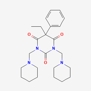 1,3-Bis(piperidinomethyl)-5-ethyl-5-phenylbarbituric acid