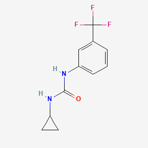 molecular formula C11H11F3N2O B11955790 N-cyclopropyl-N'-[3-(trifluoromethyl)phenyl]urea CAS No. 64393-14-2