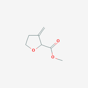 molecular formula C7H10O3 B119558 Methyl 3-methylideneoxolane-2-carboxylate CAS No. 155190-06-0