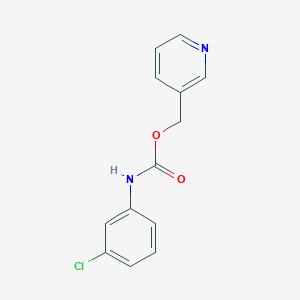 molecular formula C13H11ClN2O2 B11955813 Pyridin-3-ylmethyl N-(3-chlorophenyl)carbamate CAS No. 6669-79-0