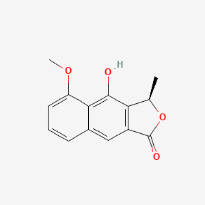 molecular formula C14H12O4 B1195583 Eleutherol CAS No. 480-00-2