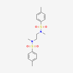molecular formula C18H24N2O4S2 B11955838 N,N'-Ethylenebis(N-methyl-P-toluenesulfonamide) CAS No. 66821-82-7