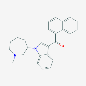 molecular formula C26H26N2O B119559 AM1220 azepane isomer CAS No. 1348081-04-8